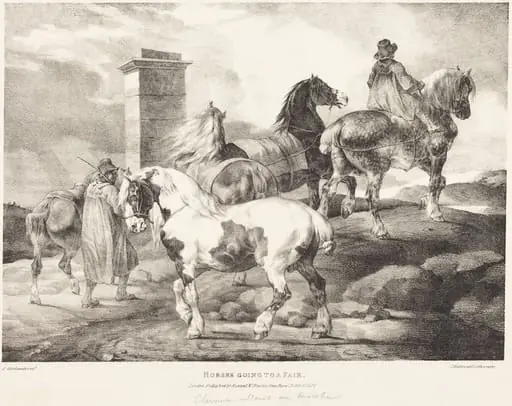 Horses Going to a Fair, by Théodore Géricault