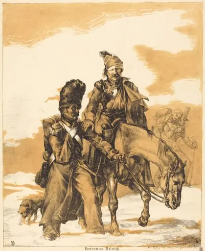 Retreat from Russia (Retour de Russie), by Théodore Géricault
