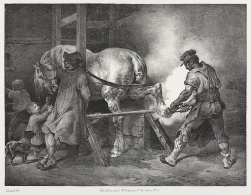 The Flemish Blacksmith, by Théodore Géricault