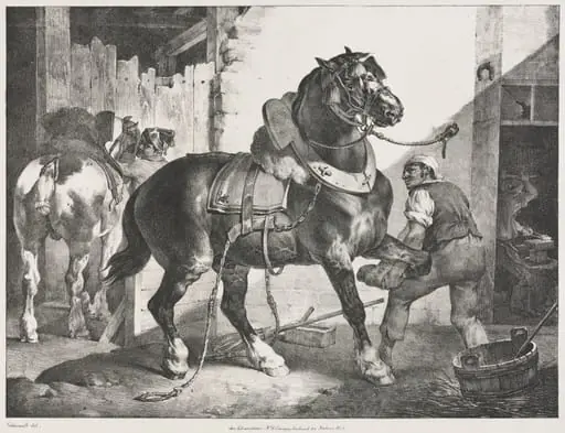 The French Blacksmith, by Théodore Géricault