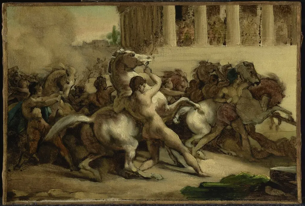 The Race of the Riderless Horses, by Théodore Géricault