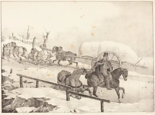 Wagoner Climbing a Hill (Roulier montant une cote), by Théodore Géricault