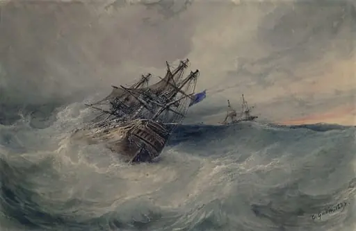A Storm at Sea, by Théodore Gudin