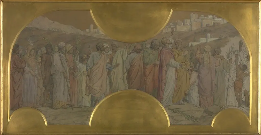 Jesus Going to Jerusalem to Accomplish his Mission, by Théodore-Joseph Canneel