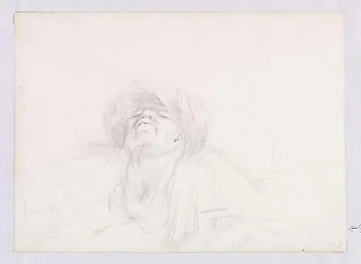 Male figure, probably North African, by Théodore Leblanc