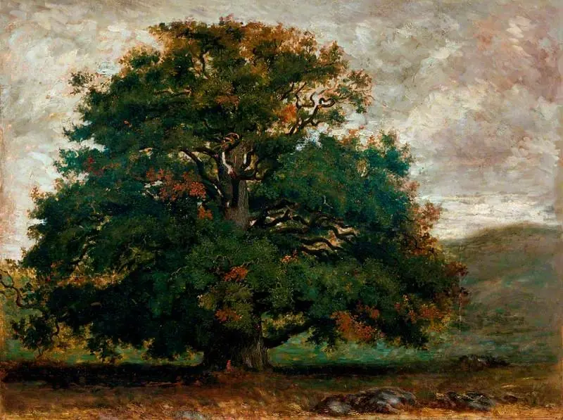 A Tree in Fontainebleau Forest, by Théodore Rousseau