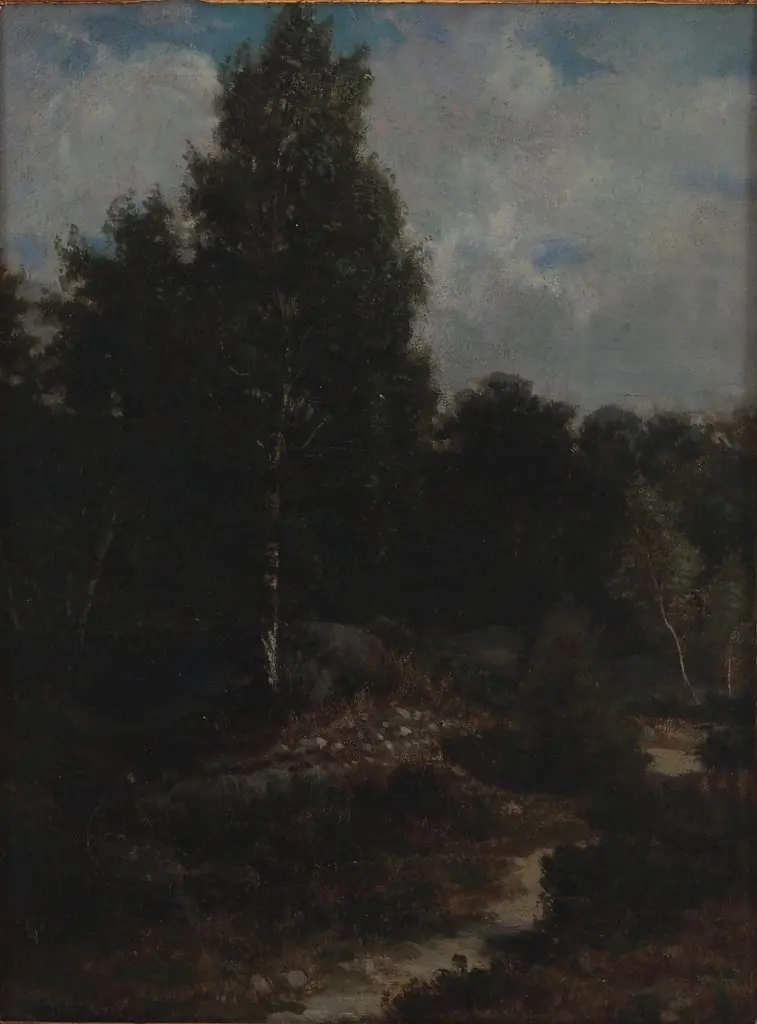 Fontainebleau Woods, by Théodore Rousseau