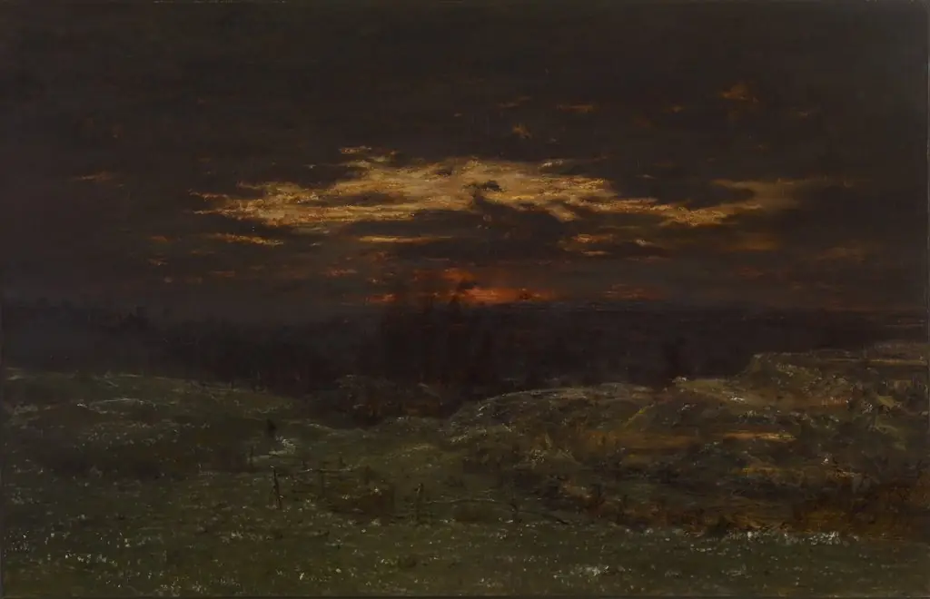 Hoarfrost, by Théodore Rousseau