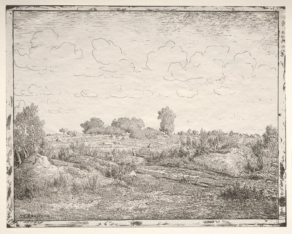 La Plaine de la Plante à Biau, by Théodore Rousseau, 1858