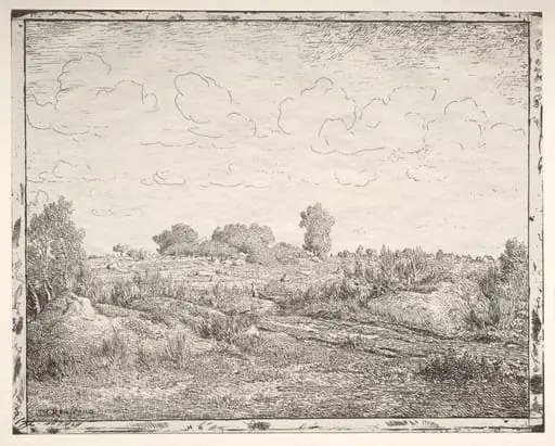 La Plaine de la Plante à Biau, by Théodore Rousseau