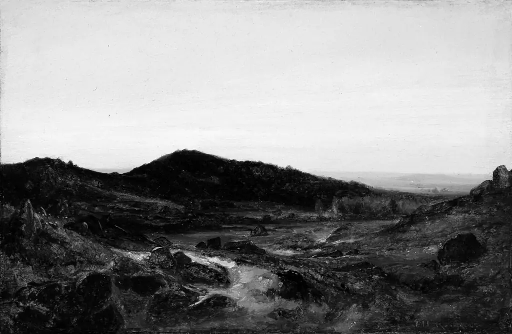 Landscape with Hills, by Théodore Rousseau