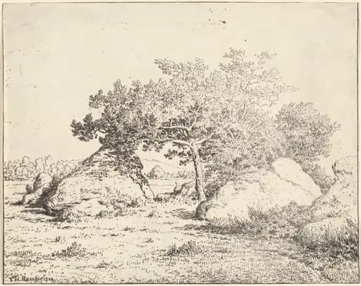 Le Cerisier de la Plante a Biau, by Théodore Rousseau