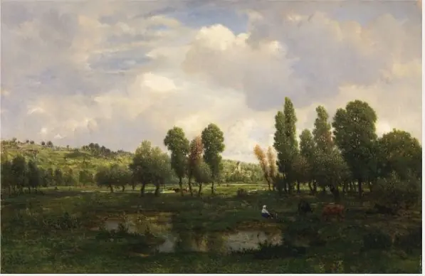 Les Coteaux de Melun, by Théodore Rousseau