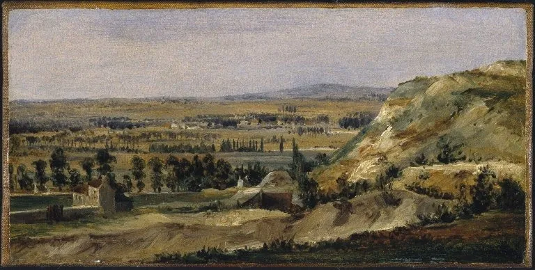 Panoramic Landscape, by Théodore Rousseau, unspecified, 1831