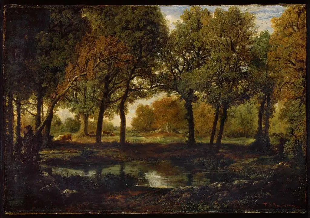 Pool in the Forest, by Théodore Rousseau