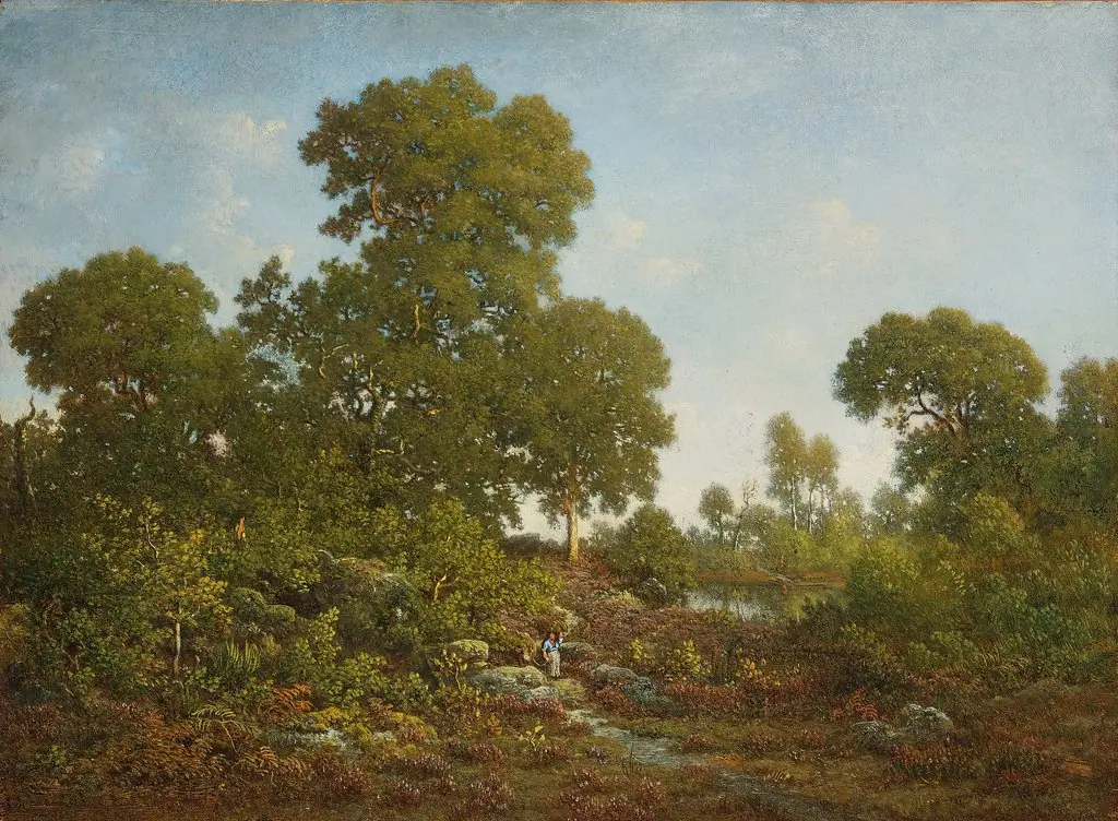 Springtime, by Théodore Rousseau