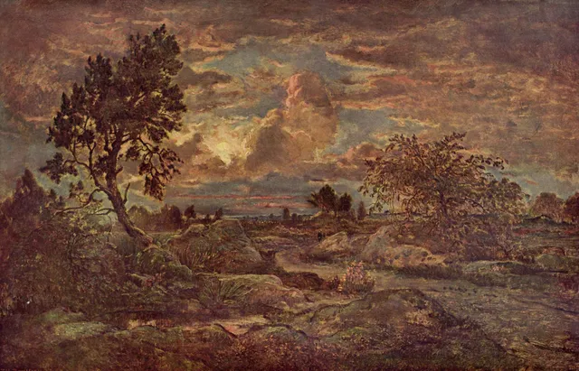 Sunset near Arbonne