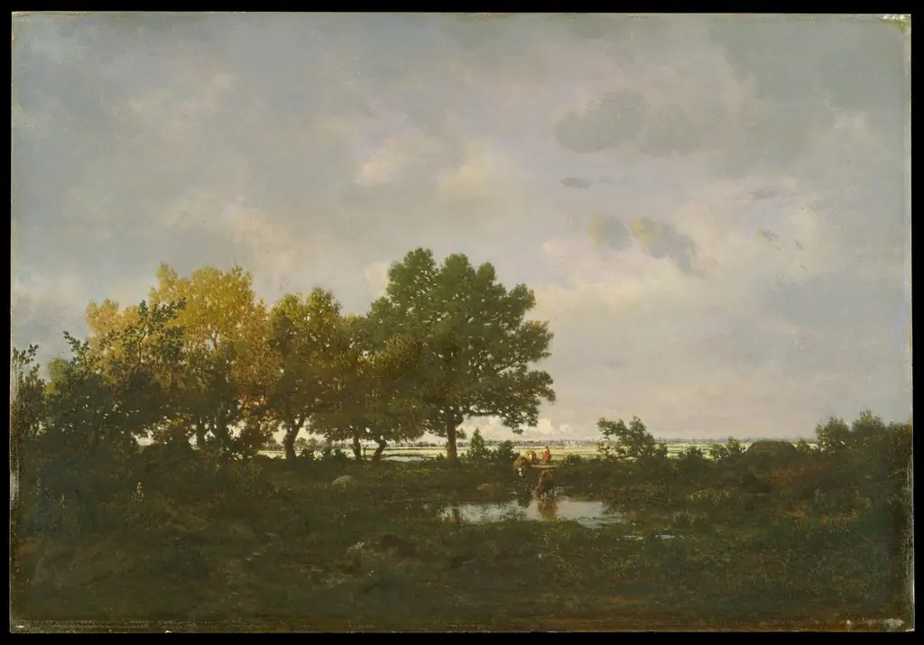 The Pond (La Mare), by Théodore Rousseau