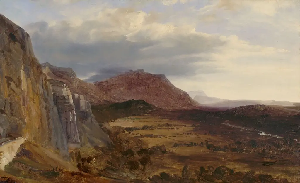 View of Saleve, near Geneva, by Théodore Rousseau