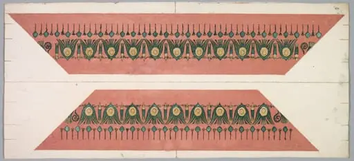 Embers Glow: Lotus Pattern Frame, by Théodore Roussel