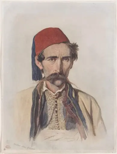 Moustachioed Slav in Belgrade, by Théodore Valerio