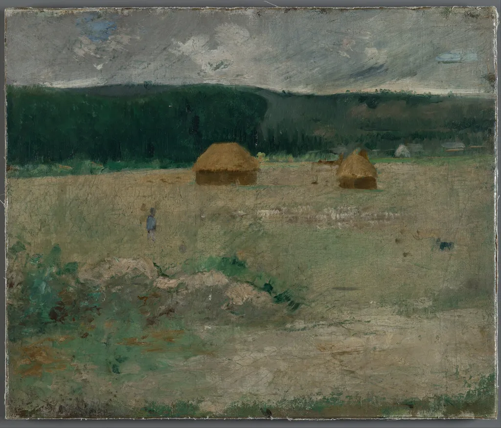 Giverny Farm, by Theodore Wendel, oil, 1894