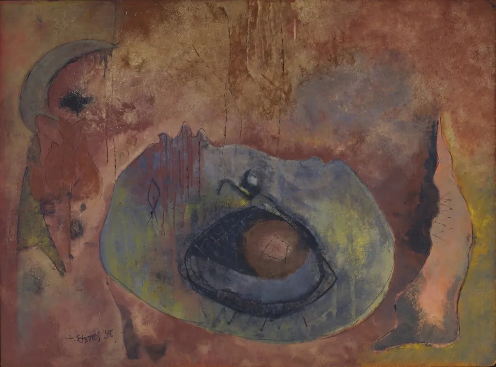 Untitled, by Theodoros Stamos, oil, 1948
