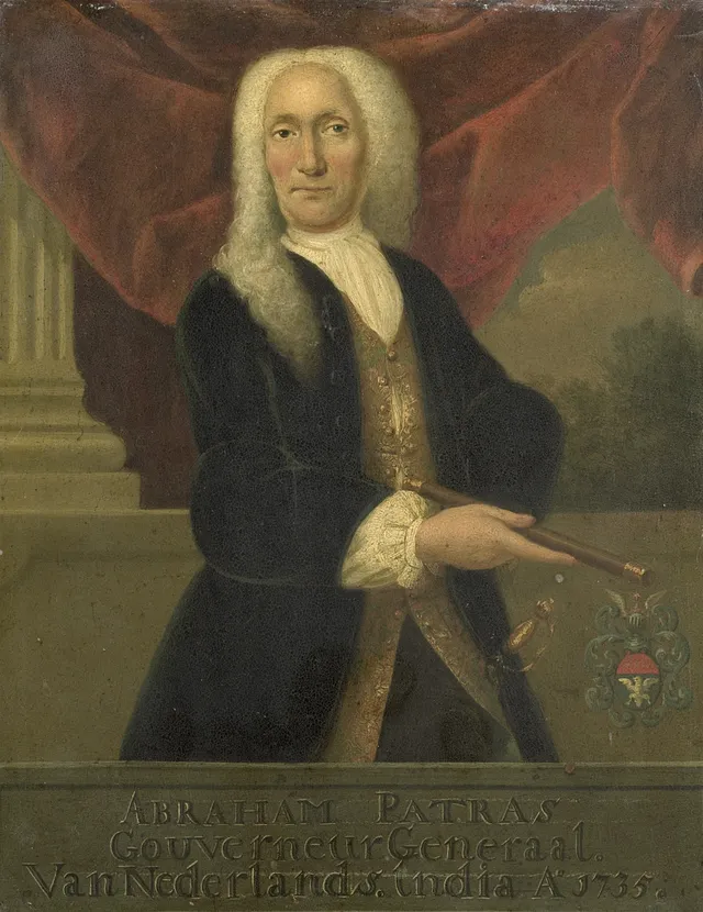 Portrait of Abraham Patras (1671-1737), Gouverneur-generaal (1735-37)