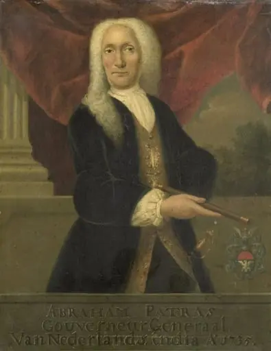 Portrait of Abraham Patras, Governor-General of the Dutch East India Company, by Theodorus Justinus Rheen