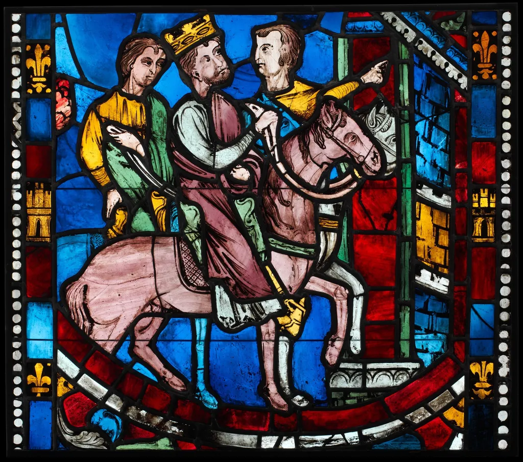 Theodosius Arrives at Ephesus, from a Scene from the Legend of the Seven Sleepers of Ephesus, unspecified, 1205
