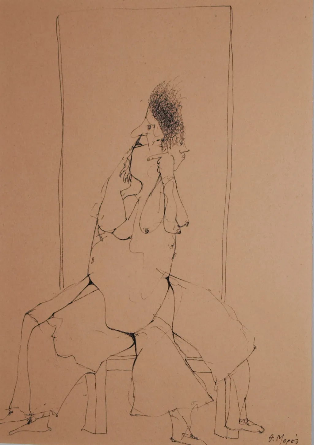Άτιτλο, by Theoharis Mores, unspecified, 1982