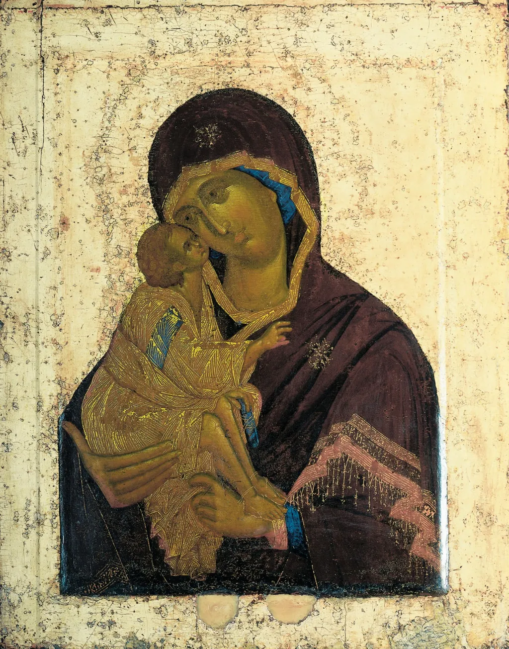 Our Lady of the Don, by Theophanes the Greek, tempera, 1392