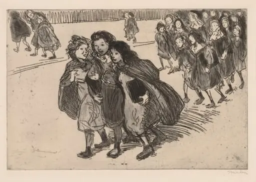 Coming from School, by Théophile Alexandre Steinlen