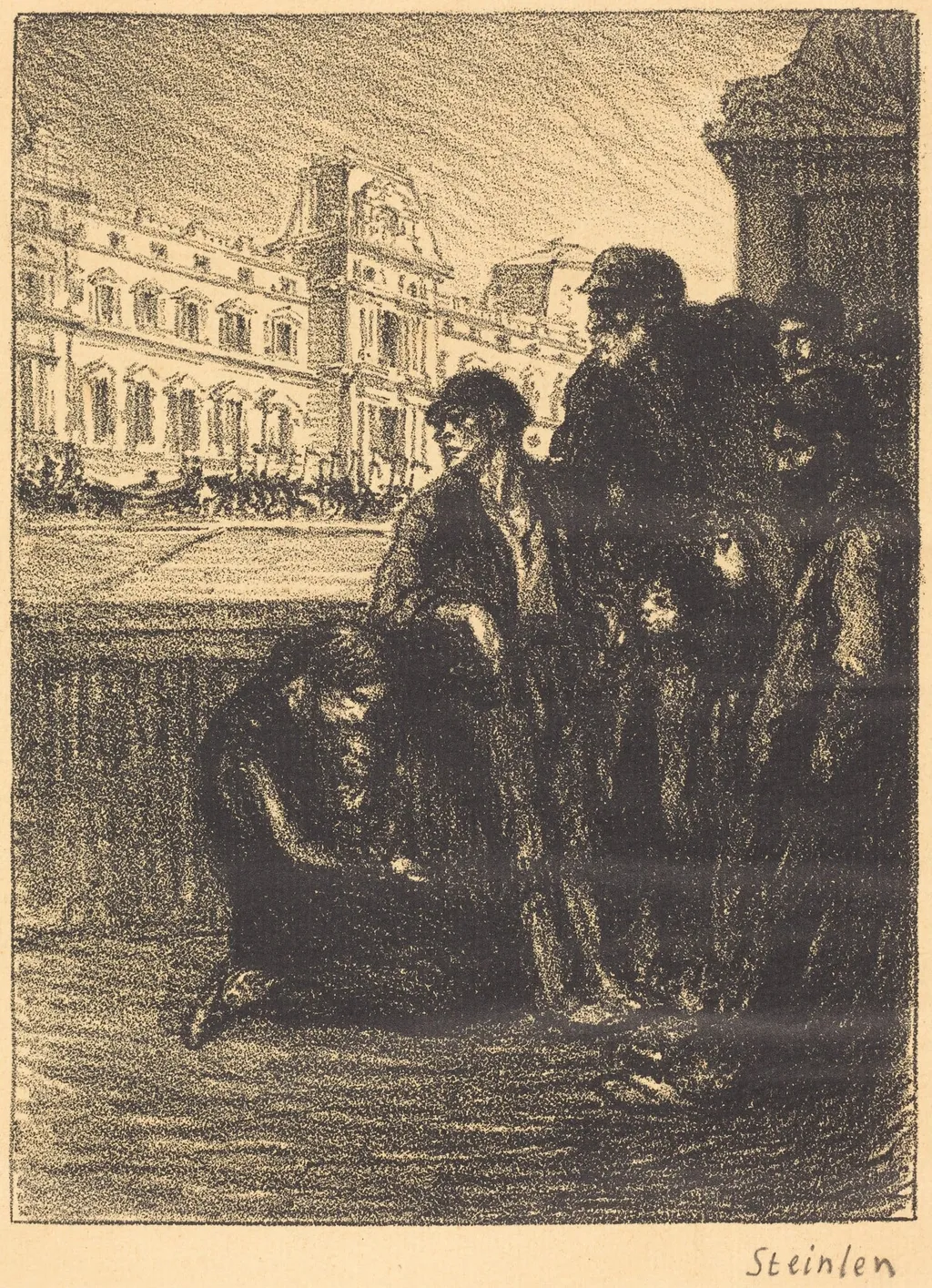 Misery and Splendor (Misere et splendeur), by Théophile Alexandre Steinlen, ink, 1908