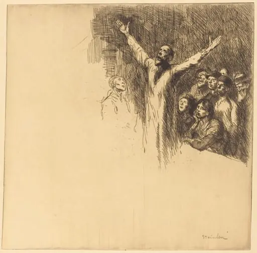 Prophet (Le prophete), by Théophile Alexandre Steinlen