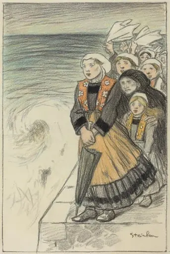 Sailors' Wives, by Théophile Alexandre Steinlen
