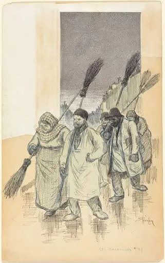 Sweepers, by Théophile Alexandre Steinlen
