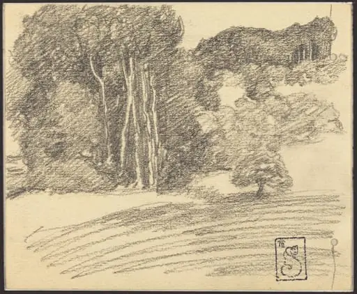 The Forest at Courdemanche, by Théophile Alexandre Steinlen