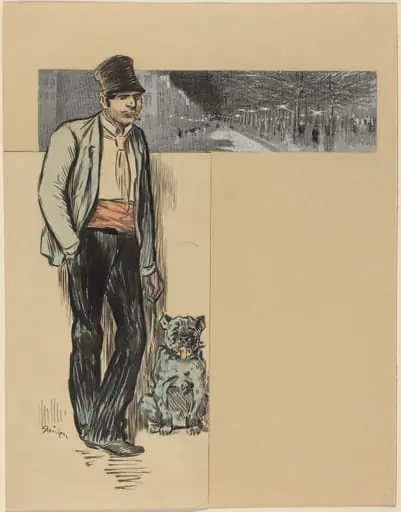 To the Village, by Théophile Alexandre Steinlen