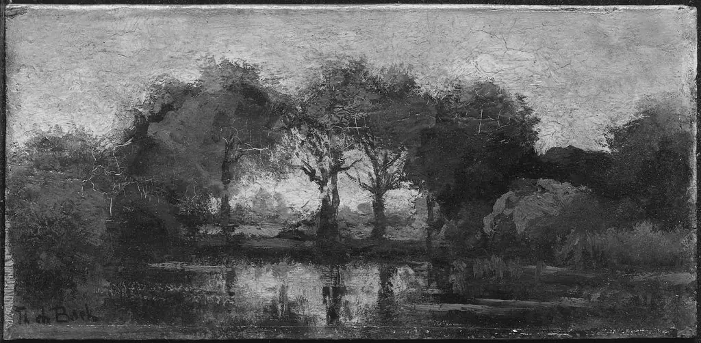 Pool in the Forest, by Théophile de Bock