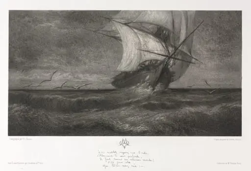 The Phantom Ship, or On the Waves, by Theophile Narcisse Chauvel