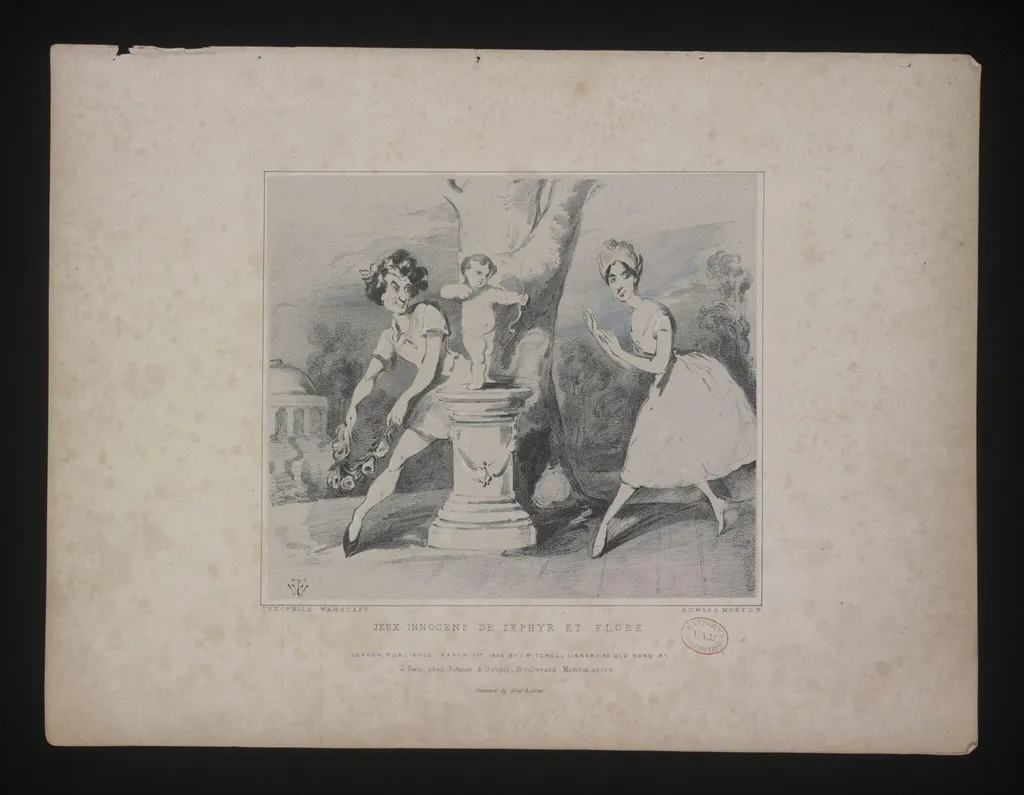 Jeux innocens de Zephyr et Flore, by Theophile Wagstaff, 2