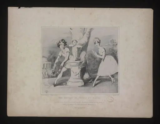 Jeux innocens de Zephyr et Flore, by Theophile Wagstaff