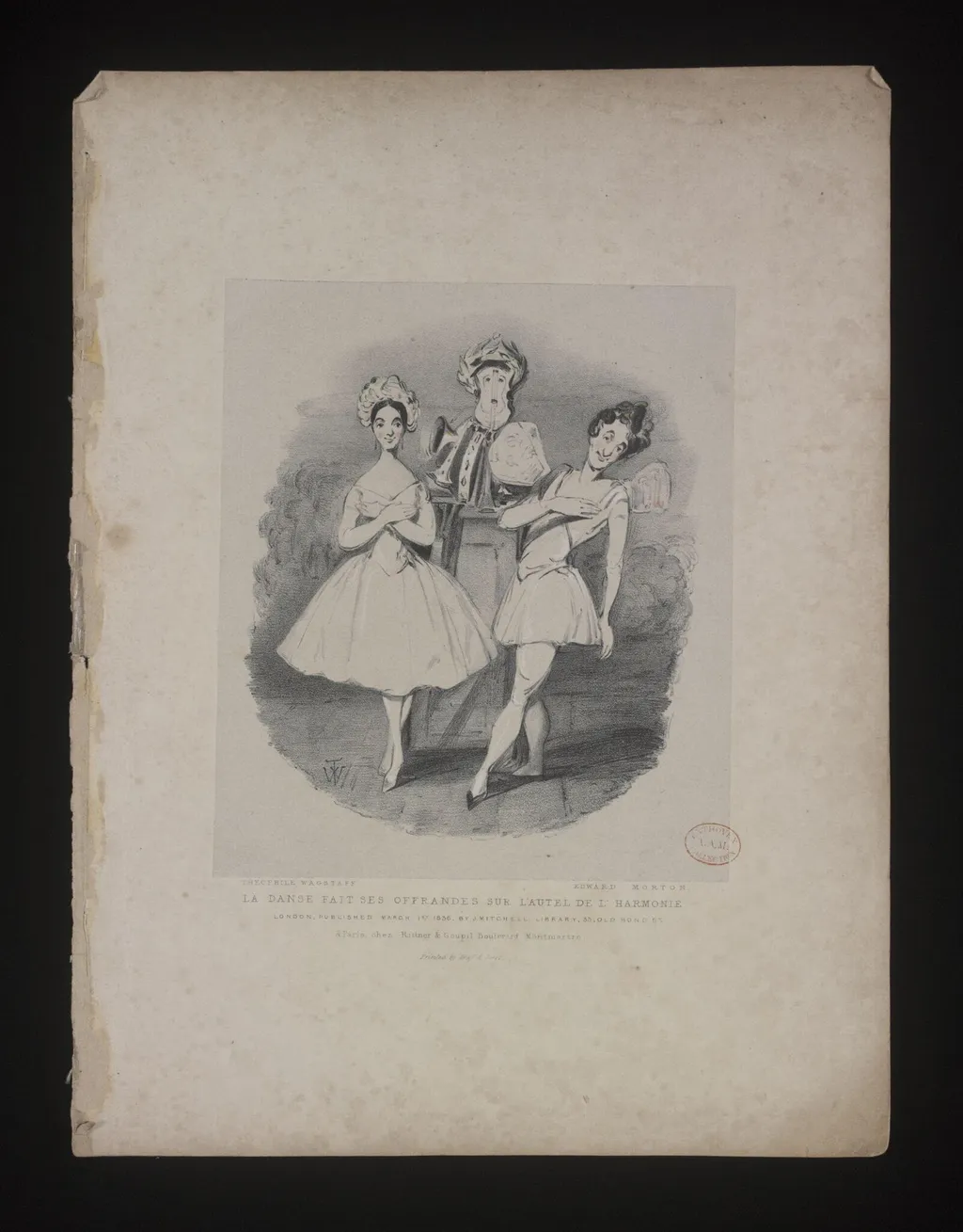 La danse fait ses offrandes sur l'autel de l'harmonie, by Theophile Wagstaff, 2