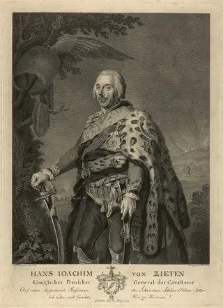 Therbusch, Anna Dorothea (Vorlage): Porträt Hans Joachim von Zieten, 1750
