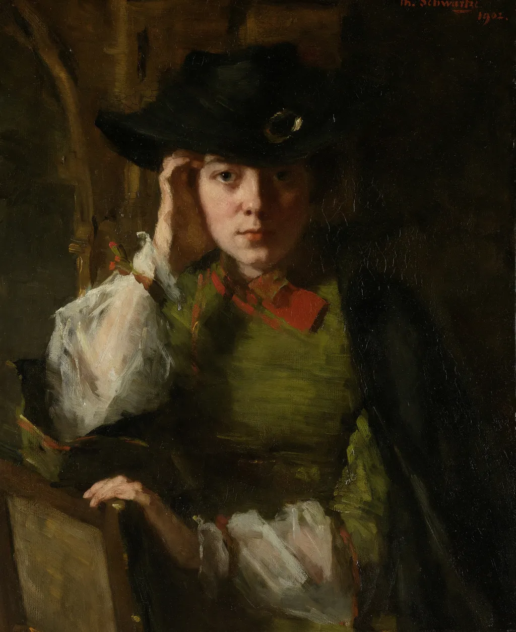 Portrait of Lizzy Ansingh, by Thérèse Schwartze, oil, 1902