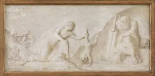 Thetis Immersing her Infant Son Achilles in the River Styx to Make him Invulnerable