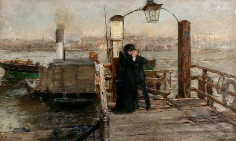 The Landing Stage, by Thomas Alexander Ferguson Graham