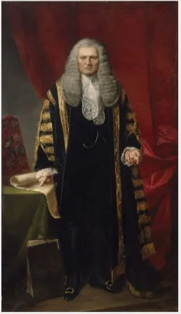 Portrait of Sir Maziere Brady, Lord Chancellor of Ireland (1796-1871), by Thomas Alfred Jones, oil, 1868
