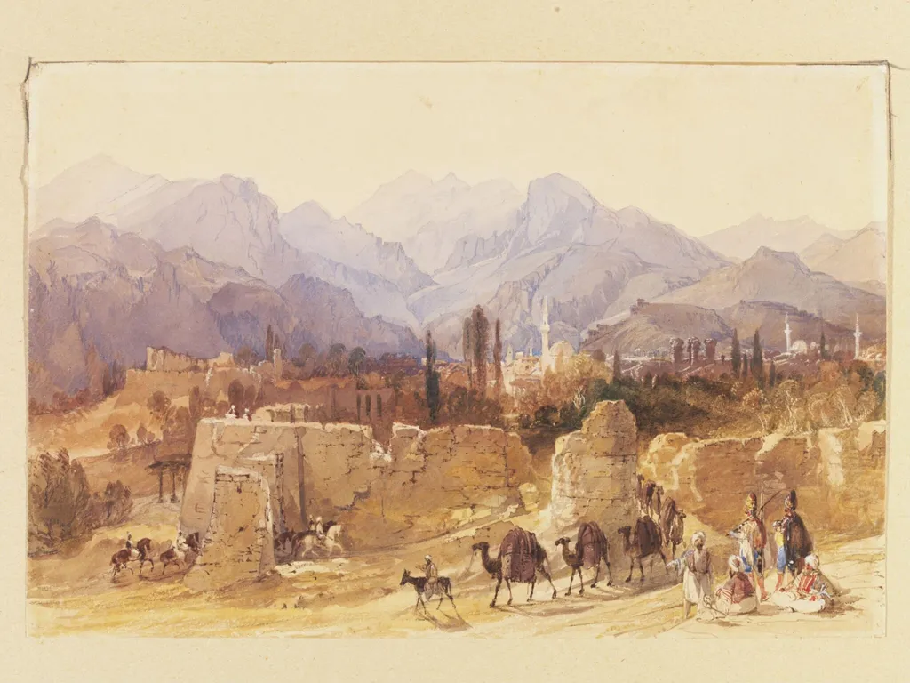 Philadelphia, by Thomas Allom, watercolor, 1838